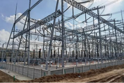 山西北部明海湖變電站擴建工程投運