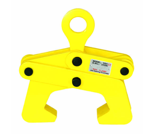 鋼軌吊鉗用于過(guò)山車(chē)軌道吊裝